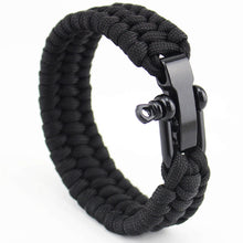 Load image into Gallery viewer, Black Leather Bracelet