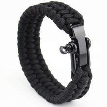Load image into Gallery viewer, Black Leather Bracelet