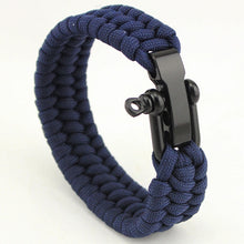 Load image into Gallery viewer, Black Leather Bracelet
