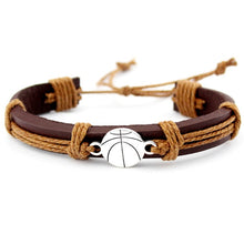 Load image into Gallery viewer, Leather Bracelets Unisex Jewelry