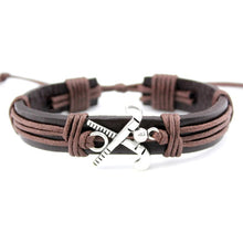 Load image into Gallery viewer, Leather Bracelets Unisex Jewelry