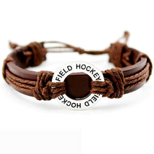 Load image into Gallery viewer, Sports Charm Leather Bracelets