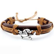 Load image into Gallery viewer, Sports Charm Leather Bracelets