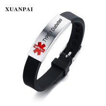 Load image into Gallery viewer, Medical Silicone Bracelets for Men Women