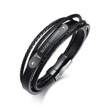 Load image into Gallery viewer, Black Bracelet for Men