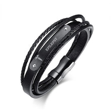 Load image into Gallery viewer, Black Bracelet for Men