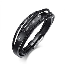 Load image into Gallery viewer, Black Bracelet for Men
