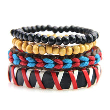 Load image into Gallery viewer, Leather Bracelet Men Multilayer