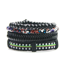 Load image into Gallery viewer, Leather Bracelet Men Multilayer