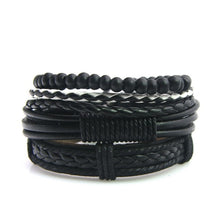 Load image into Gallery viewer, Leather Bracelet Men Multilayer