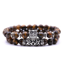 Load image into Gallery viewer, Couple Tiger Eye Stone Bracelets Bangles