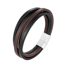 Load image into Gallery viewer, Handmade Braided Genuine Leather Bracelet
