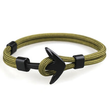 Load image into Gallery viewer, ZRAY-Black Anchor Bracelets for Men