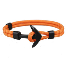 Load image into Gallery viewer, ZRAY-Black Anchor Bracelets for Men