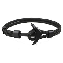 Load image into Gallery viewer, ZRAY-Black Anchor Bracelets for Men