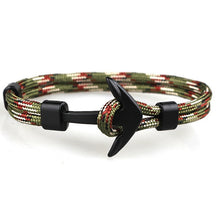 Load image into Gallery viewer, ZRAY-Black Anchor Bracelets for Men
