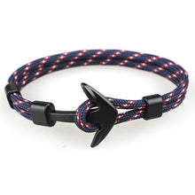 Load image into Gallery viewer, ZRAY-Black Anchor Bracelets for Men