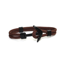 Load image into Gallery viewer, ZRAY-Black Anchor Bracelets for Men