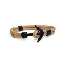 Load image into Gallery viewer, ZRAY-Black Anchor Bracelets for Men
