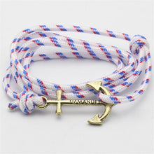 Load image into Gallery viewer, ZRAY-Black Anchor Bracelets for Men