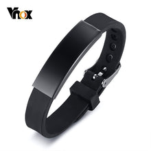 Load image into Gallery viewer, Vnox Colorful Silicone Bracelets