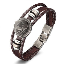 Load image into Gallery viewer, Anchor Leather Bracelet for Men