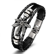 Load image into Gallery viewer, Anchor Leather Bracelet for Men