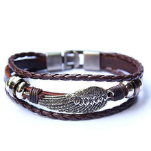 Load image into Gallery viewer, Anchor Leather Bracelet for Men