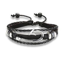 Load image into Gallery viewer, Anchor Leather Bracelet for Men
