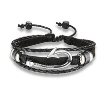 Load image into Gallery viewer, Anchor Leather Bracelet for Men