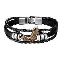 Load image into Gallery viewer, Anchor Leather Bracelet for Men