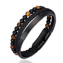 Load image into Gallery viewer, Natural Stone Men Bracelet