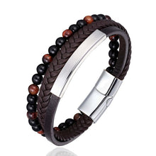Load image into Gallery viewer, Natural Stone Men Bracelet