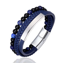 Load image into Gallery viewer, Natural Stone Men Bracelet