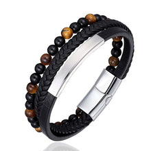 Load image into Gallery viewer, Natural Stone Men Bracelet