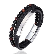 Load image into Gallery viewer, Natural Stone Men Bracelet
