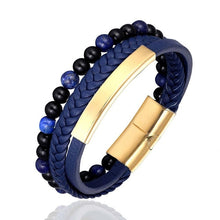 Load image into Gallery viewer, Natural Stone Men Bracelet