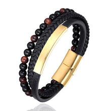 Load image into Gallery viewer, Natural Stone Men Bracelet