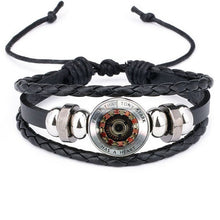 Load image into Gallery viewer, Iron Man Tony Stark Heart Leather Bracelet