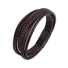 Load image into Gallery viewer, Handmade Braided Genuine Leather Bracelet
